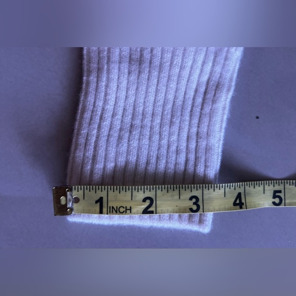 ZARA Turtleneck Ribbed Knit Wool Sweater Striped Red size S - Picture 11 of 16